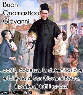 Don Giovanni Bosco per l'onomastico