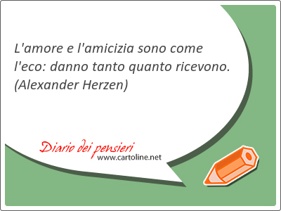 frasi su amore e amicizia